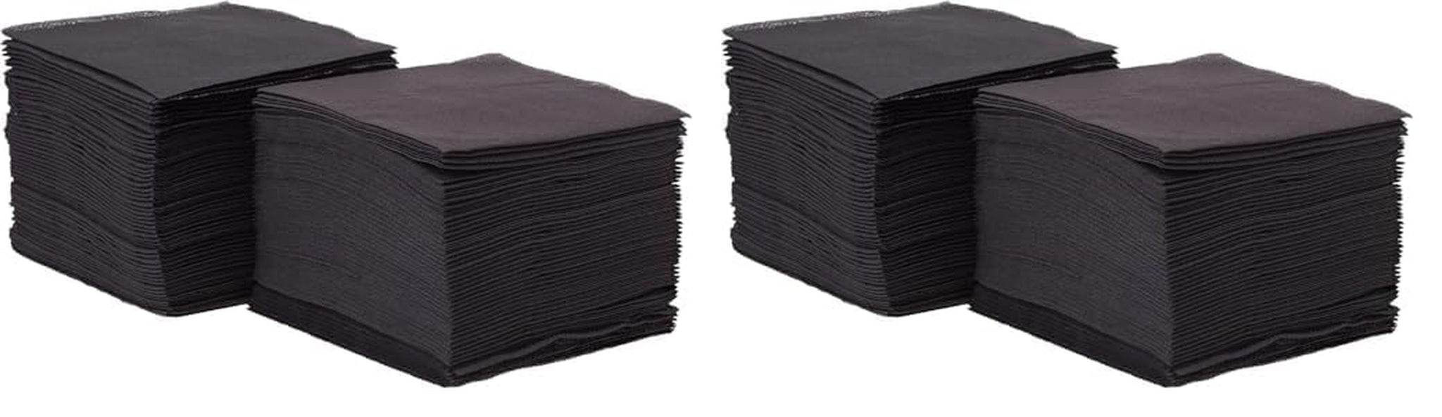 Saten Ser22104961 Cocktail, servetten 20 X 20, 2 lagen, 1/4 vouw, 100 servetten, Punta-Punta, zwart