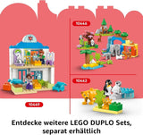 LEGO DUPLO Town F1 Teamraceauto's met racers, bouwspeelgoed voor het hele gezin, fantasierijke speelervaring, verjaardagscadeau voor peuters, jongens en meisjes vanaf 2 jaar 10445 Bouwsets Besuche den LEGO-Store
