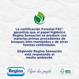 Regina Feeling - 42 rollen toiletpapier, 175 vellen met drie lagen, natuurlijk katoenextract en delicate geur, 60% gerecyclede plastic verpakking, 100% Fsc-gecertificeerd papier