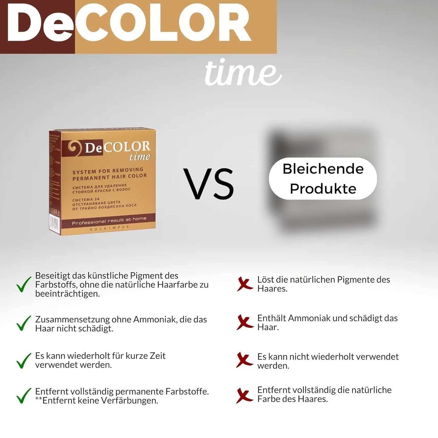 DeColor Time Haarverfsysteem | haarverf verwijderen | breng je natuurlijke haarkleur terug | verwijderen van geverfde kleur | 330 ml Naty Shop haarverf