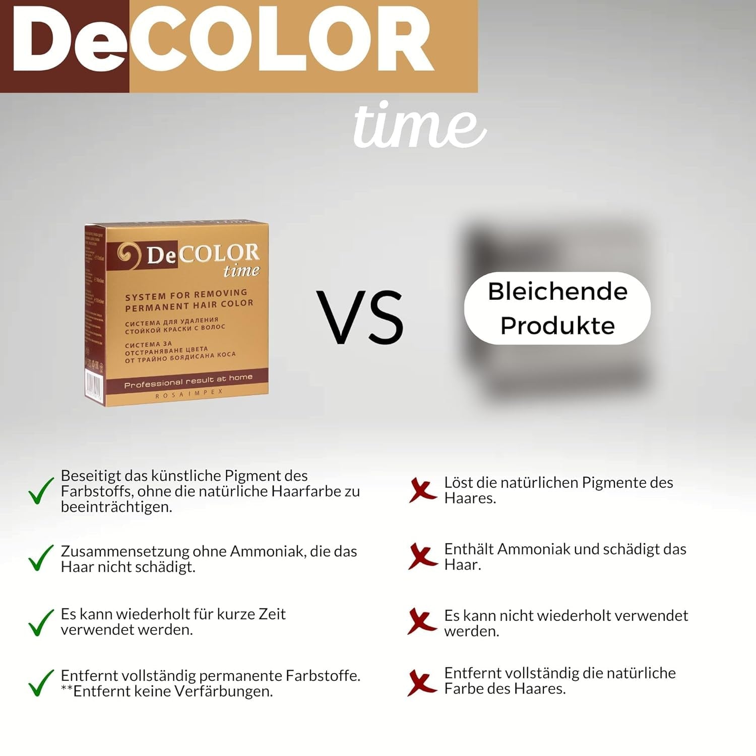 DeColor Time Haarverfsysteem | haarverf verwijderen | breng je natuurlijke haarkleur terug | verwijderen van geverfde kleur | 330 ml Naty Shop haarverf