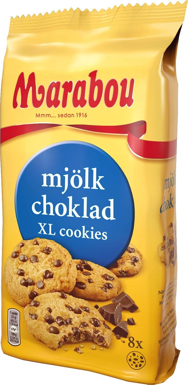 Daim Koekjes Marabou Daim XL 10x184 g - Krokante stukjes Daim in een heerlijk koekje