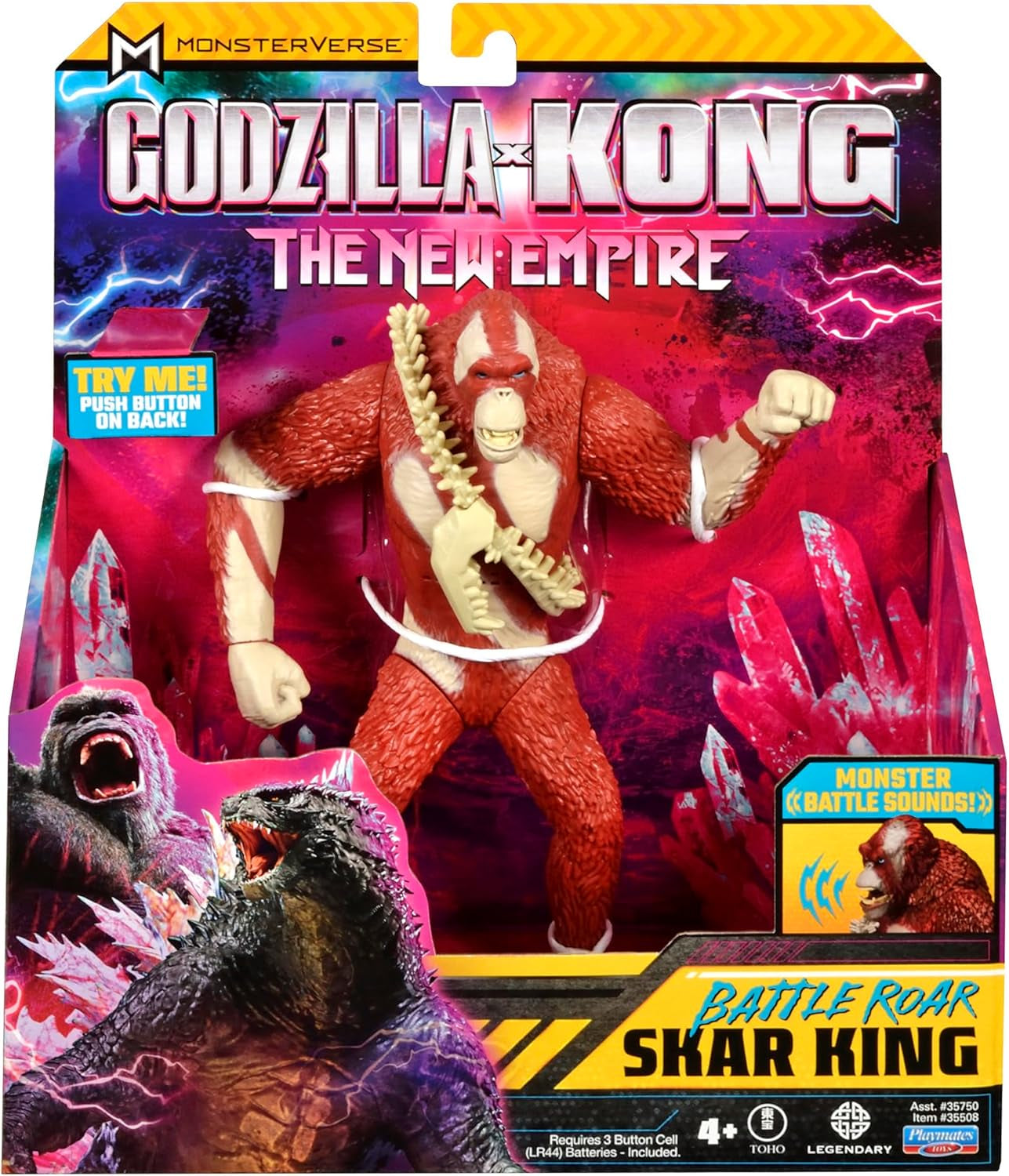 Godzilla X Kong: New Empire Battle Roar Skarking, Actiefiguren, 17 cm Actiefiguren Naty Shop