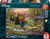 Schmidt Spiele 58039 Disney, Brave, Merida, Thomas Kinkade, puzzel 1000 stukjes, veelkleurige puzzel Naty Shop Standaard titel