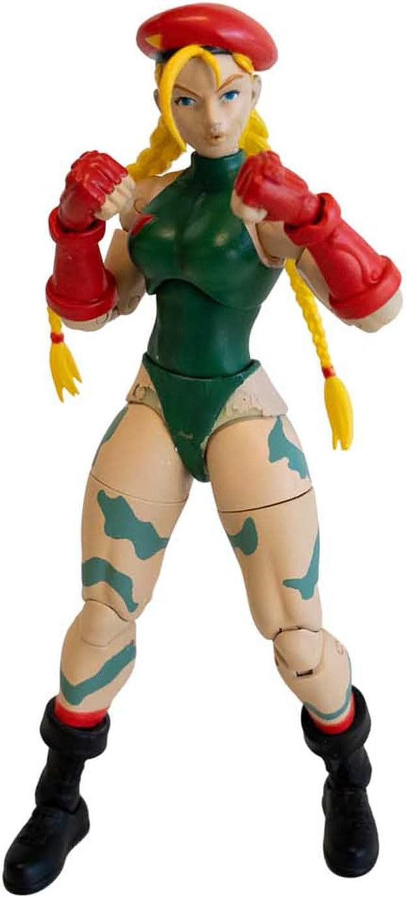 Jada Toys Street Fighter Figuur Guile (15 Cm) - Street Fighter 2: The Final Challengers Actie- en verzamelbare beweegbare figuur met afwisselend hoofd, handen en accessoires Leeftijd 13+ Actiefiguren Naty Shop Cammy