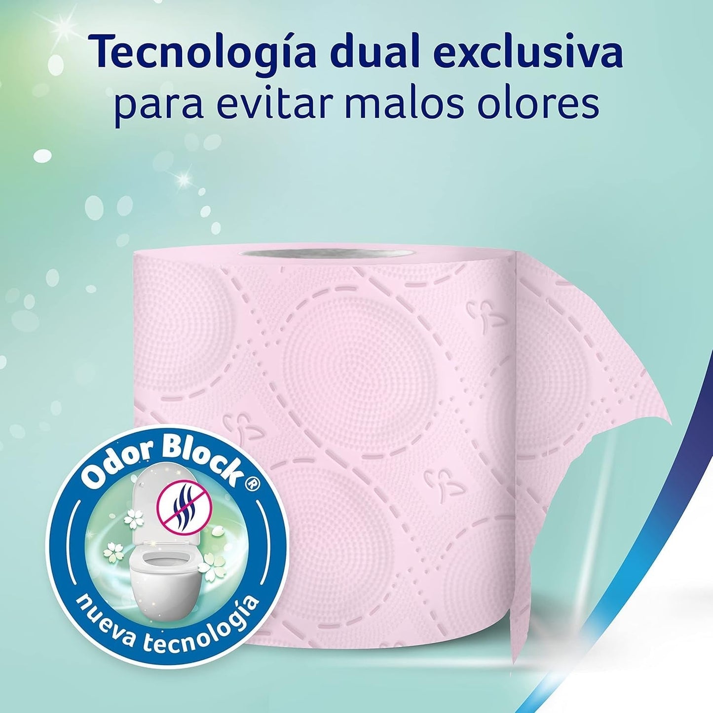 Colcasa Care & Protect 3 x 12 toiletpapier met geurbloktechnologie, neutraliseert slechte geuren, verpakking van 36 rollen, 3-laags, fris geurende roze rollen