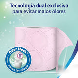 Colcasa Care & Protect 3 x 12 toiletpapier met geurbloktechnologie, neutraliseert slechte geuren, verpakking van 36 rollen, 3-laags, fris geurende roze rollen