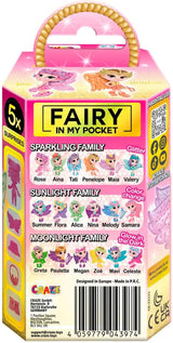 CRAZE Fee in mijn zak | Feeënpop met vleugels, verzamelbaar sprookjesspeelgoed met speciale effecten zoals glitter, glow in the dark en kleurverandering Dolls Naty Shop