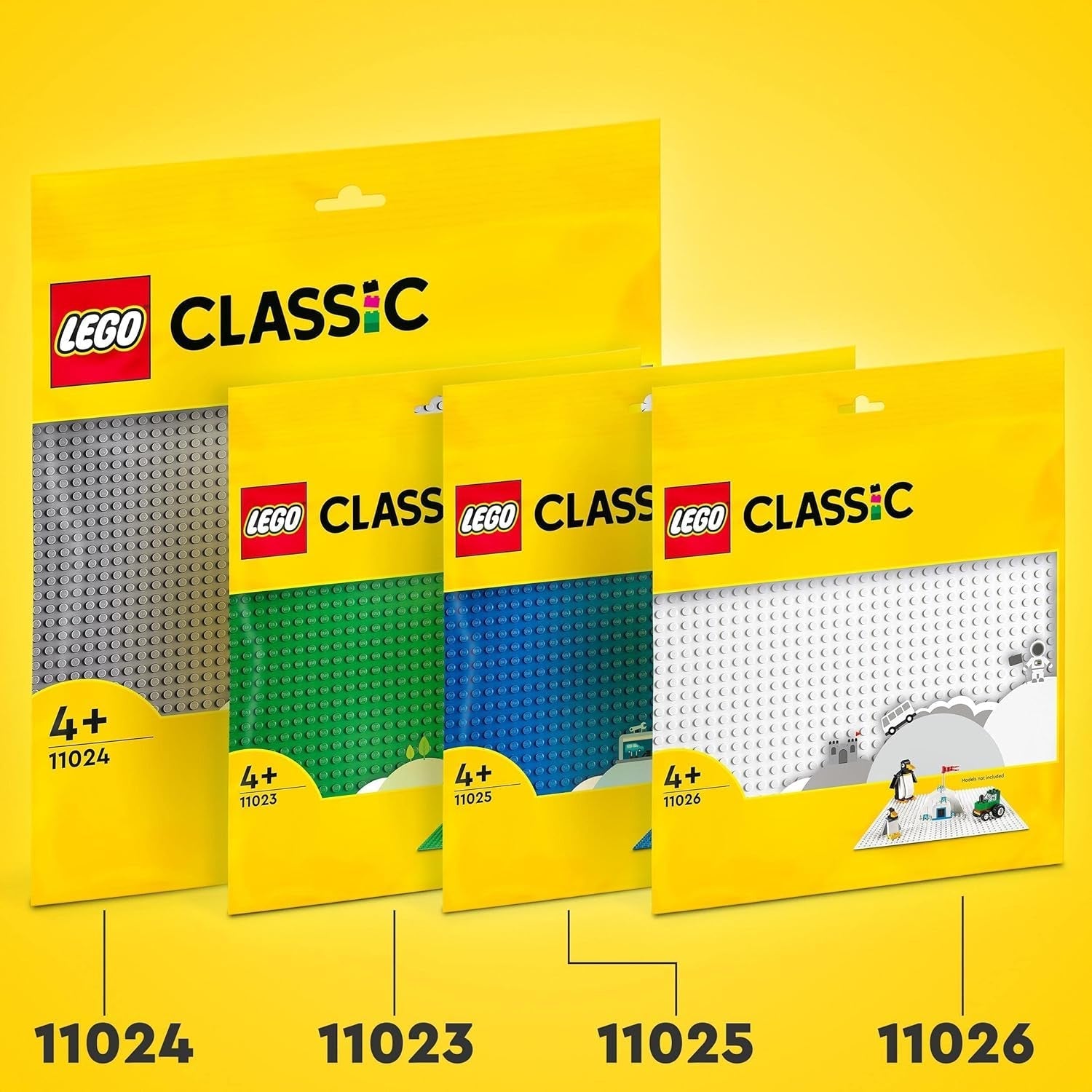 LEGO 11023 Groene klassieke bouwplaat, vierkante bodemplaat met 32X32 uitsparingen als basis voor gebouwen en andere LEGO sets Bouwsets Besuche den LEGO-Store