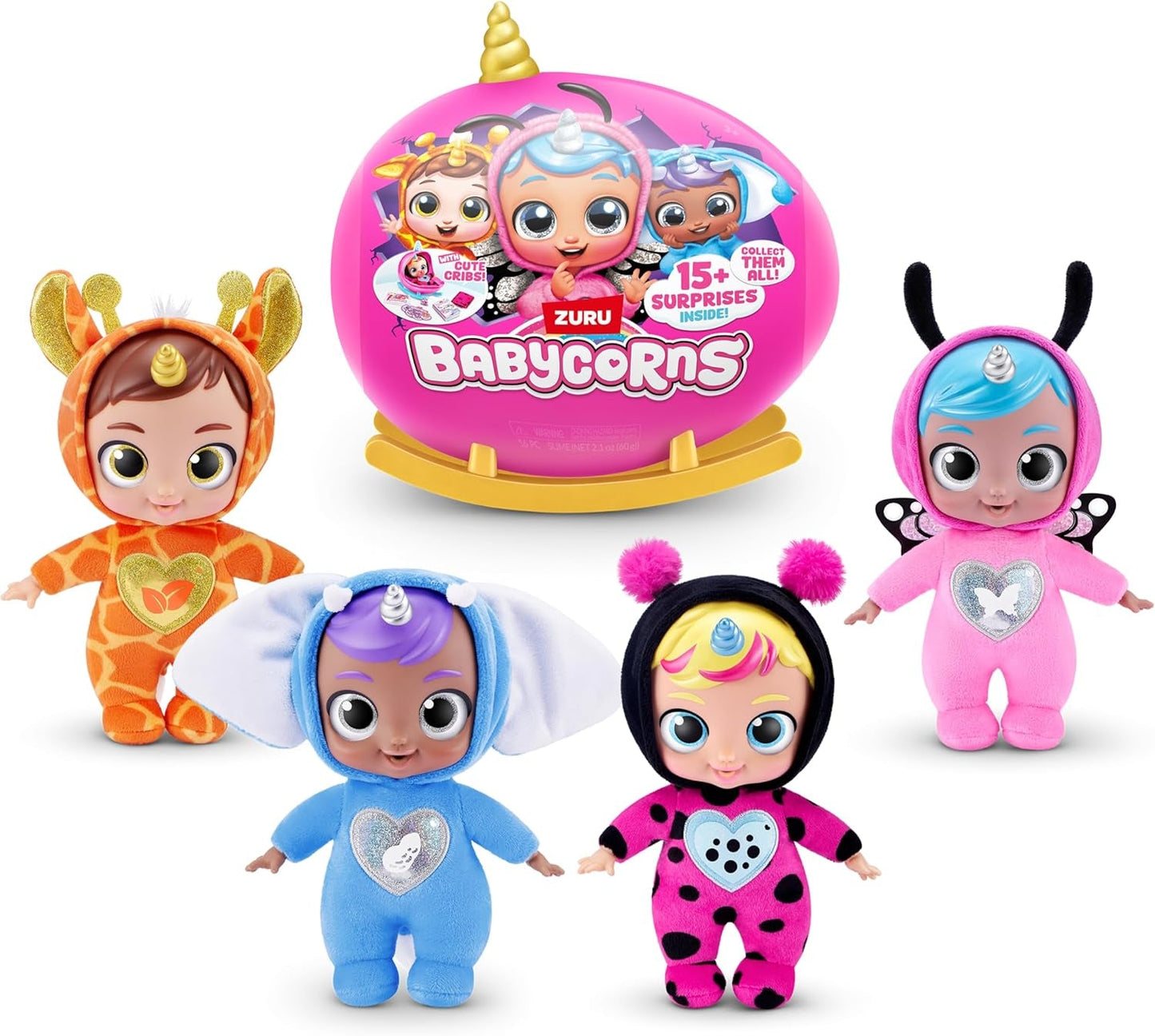 Babycorns Magic Dolls Series 1 Small (Skylar) van ZURU, Verrassing, Unboxing, Babymeisje, Pop
