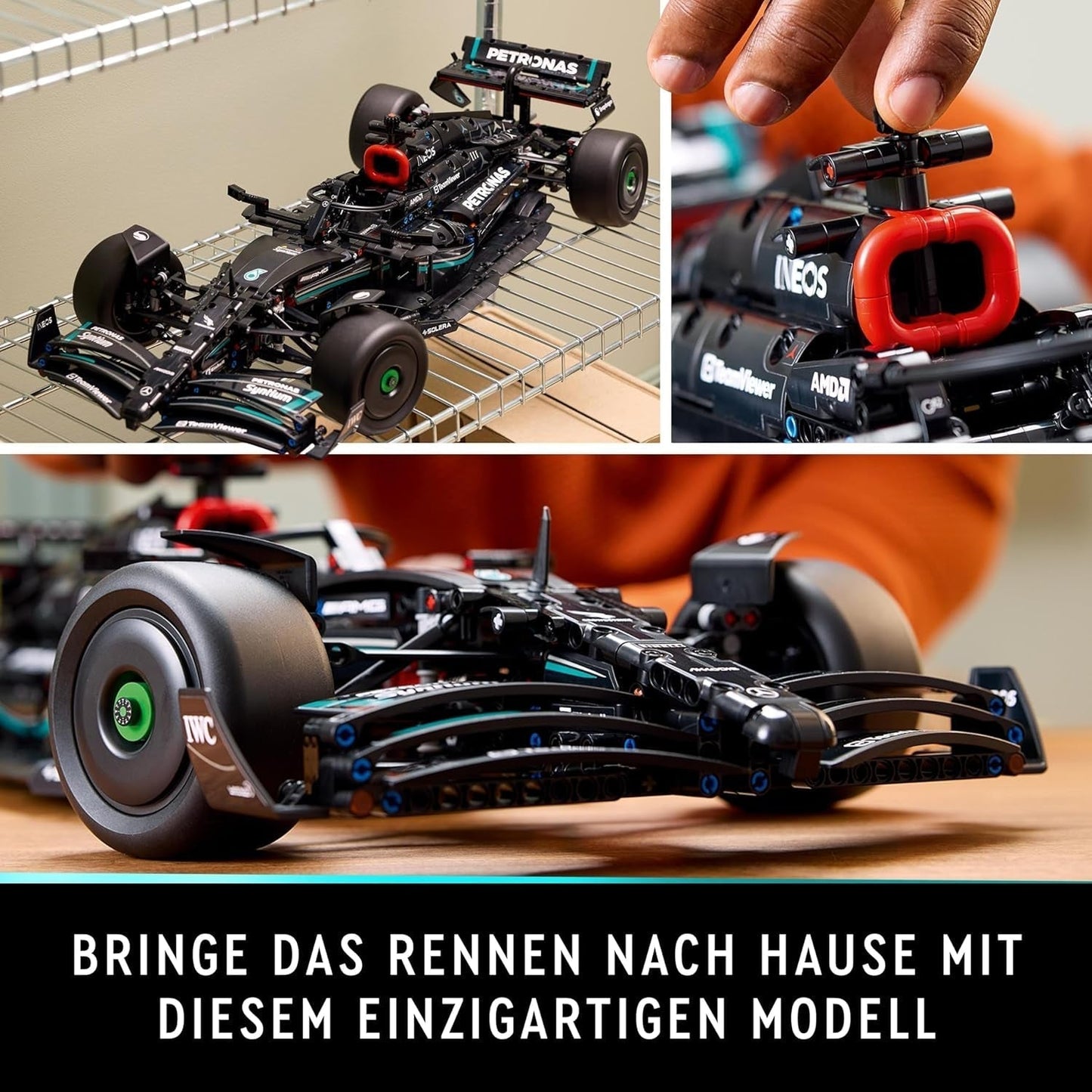 LEGO Technic Mercedes-Amg F1 W14 E prestatieset voor volwassenen, schaalmodel raceauto, verzamelobjecten voor thuis of op kantoor, Formule 1 cadeaus voor mannen, vrouwen 42171 Bouwsets Besuche in LEGO-Store