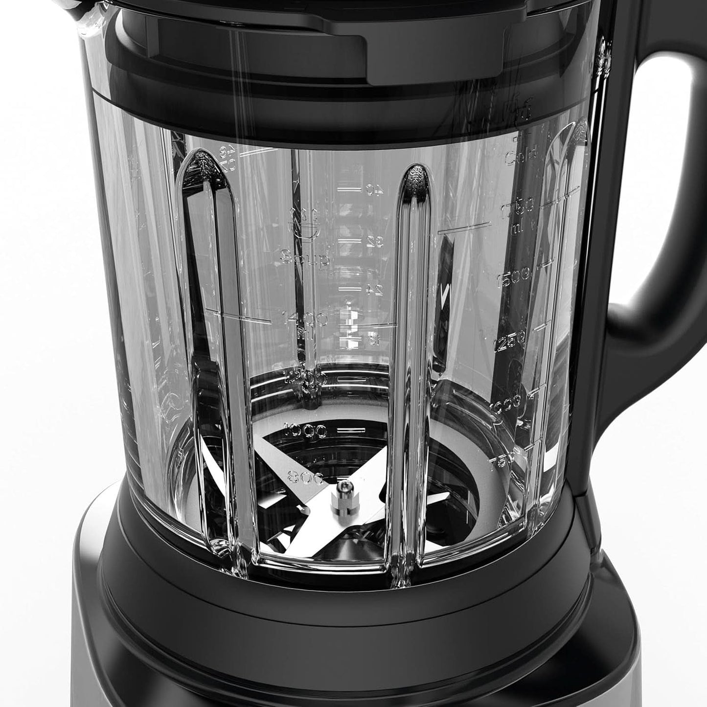 Tefal Perfectmix Cook Hochgeschwindigkeits-Standmixer, Met Kochfunktion, 10 Auto-Programma, Heiße en Kalte Rezepte, Abnehmbare Klingen, Inkl. Dampfkorb, Zilver/Schwarz, BL83SD30 Keuken Naty Shop