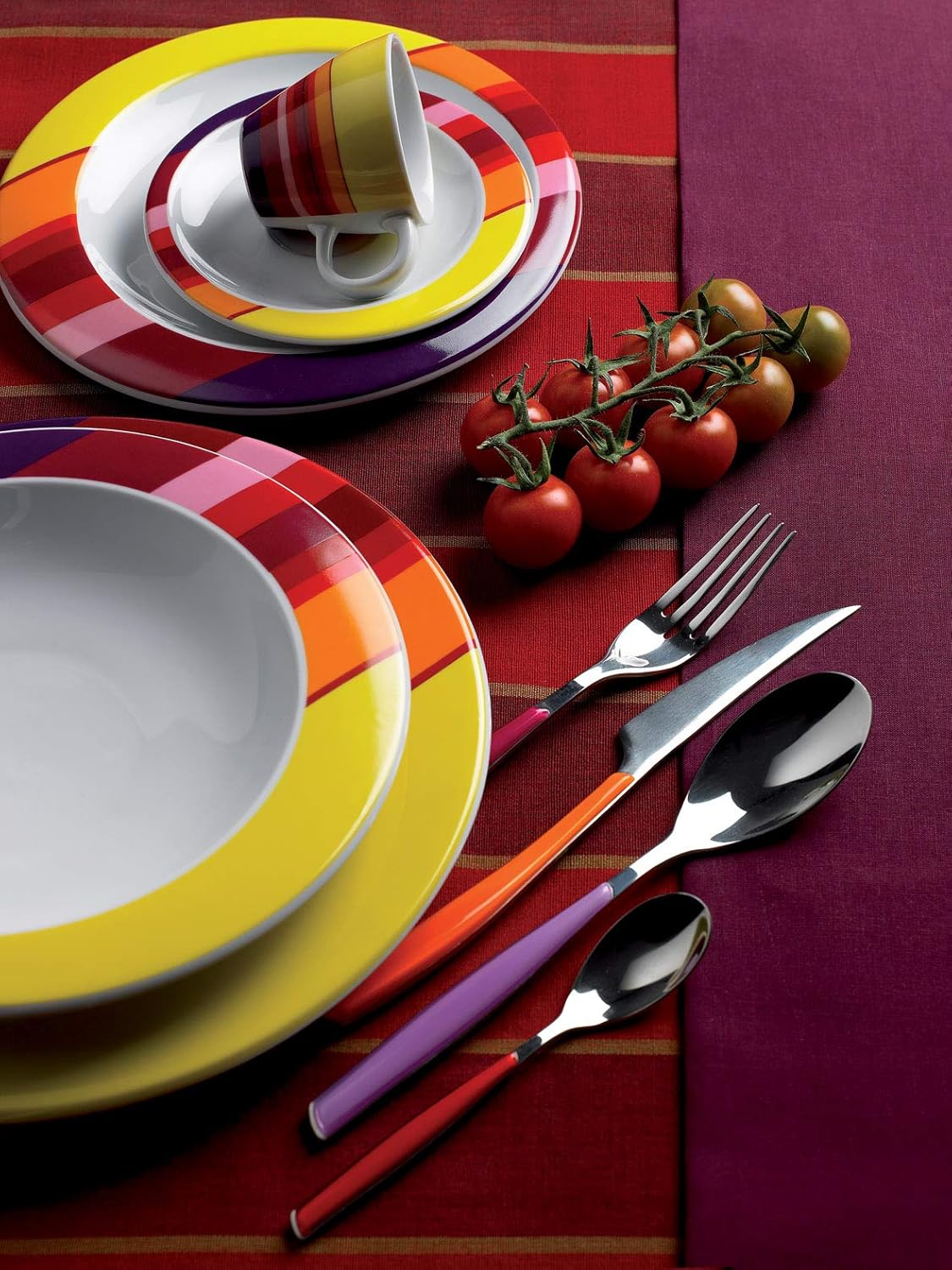 BUGATTI, Glamour, Bestekset voor 6 personen, 24-delig roestvrij staal 18/10 Naty Shop