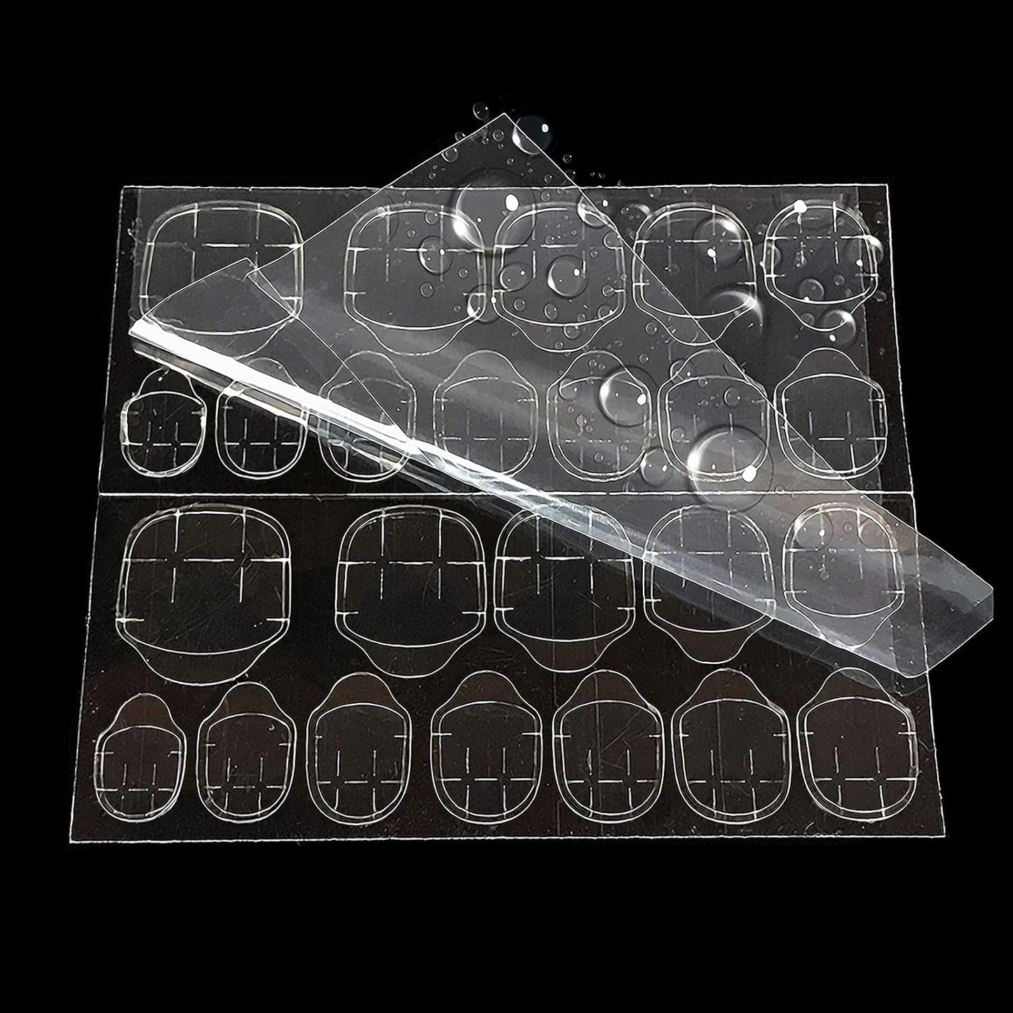 360 stuks doorzichtige zelfklevende nagelstrips nagellijm dubbelzijdig zelfklevende strips doorzichtige DIY manicure decoratie
