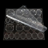 360 stuks doorzichtige zelfklevende nagelstrips nagellijm dubbelzijdig zelfklevende strips doorzichtige DIY manicure decoratie