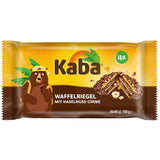Kaba Napolitaanse repen 40g, 4 knapperige repen gevuld met wafels en fijne hazelnootcrème, in een multipack met originele Kaba-smaak
