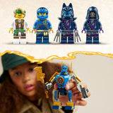 LEGO NINJAGO Jay Battle Mecha, ninjaspeelgoed voor kinderen met figuren, waaronder Jay minifiguur met mini-katana, actiefiguren en mecha, klein cadeautje voor creatieve jongens en meisjes vanaf 6 jaar 71805 Bouwsets Besuche den LEGO-Store