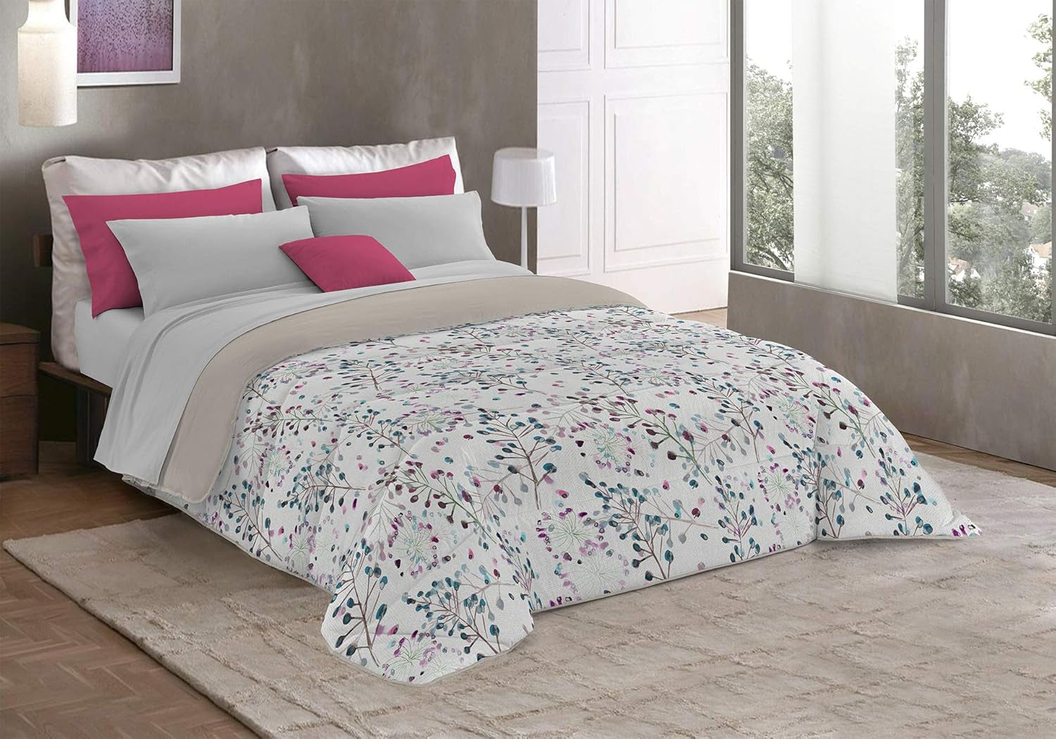 Fantasy T-Fa-Hypnotic-1P Winterquilt, microvezel, Hypnotic, 170X260Cm Quilts en quilts Naty Shop Pile 220X260 Cm