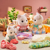 Sylvanian Families - 5738 Milk Cat Family - Poppenhuisfiguren