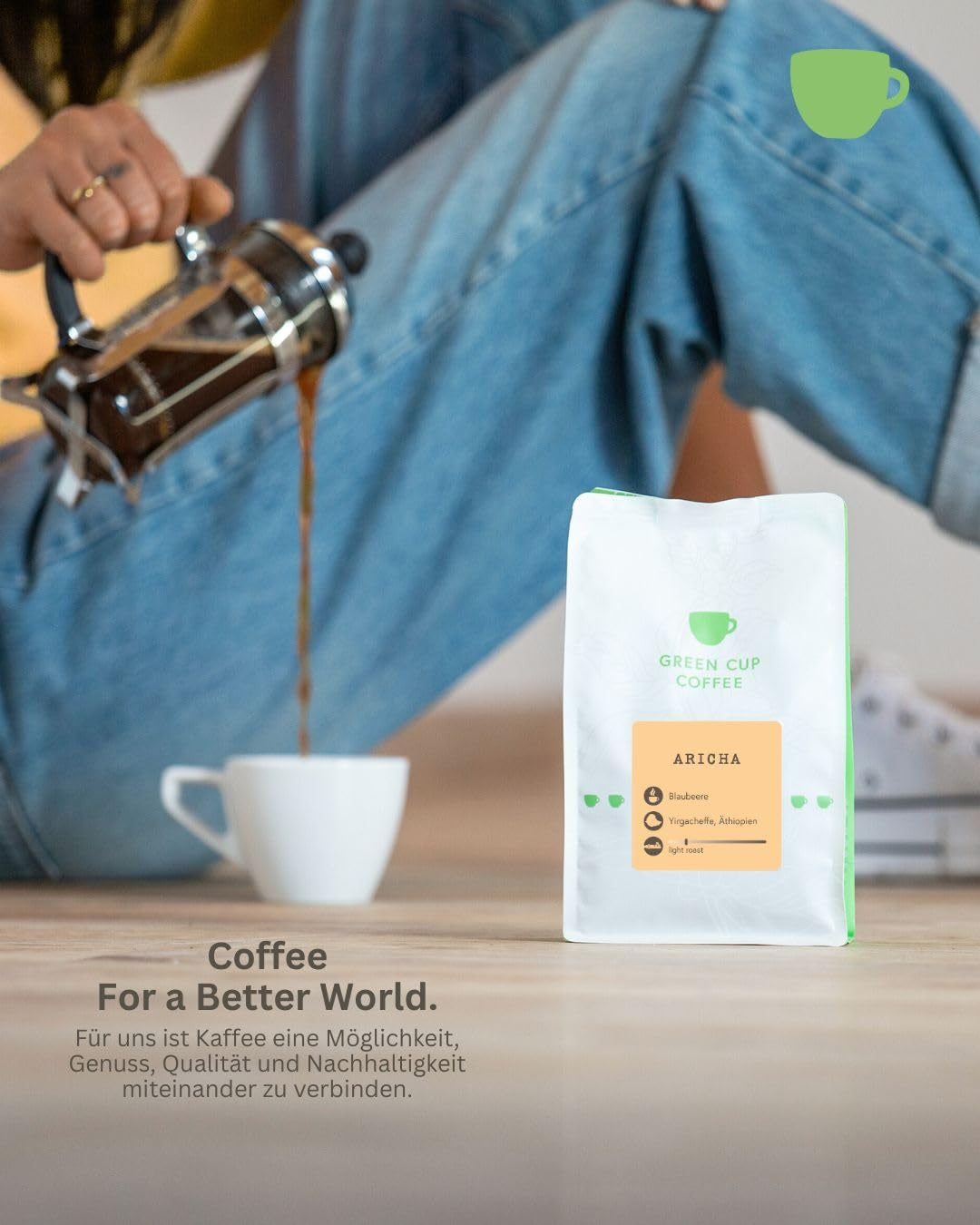 Koffie - Aricha I 100% Arabica I Koffiebonen 250g I Ideaal voor automatische koffiemachines, filterkoffie en French press met fruitige smaken I licht gebrand