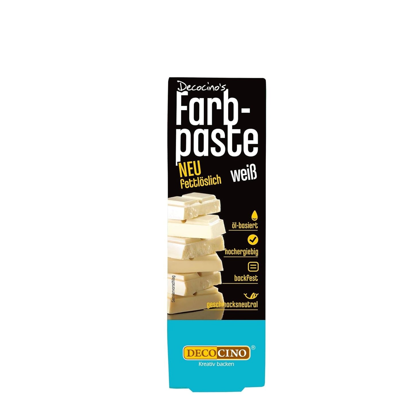 DECOCINO Gele vetoplosbare kleurpasta - 15 g - Voedselkleuring op oliebasis, ideaal voor het kleuren van chocolade, botercrème, fondant of koekjesdeeg