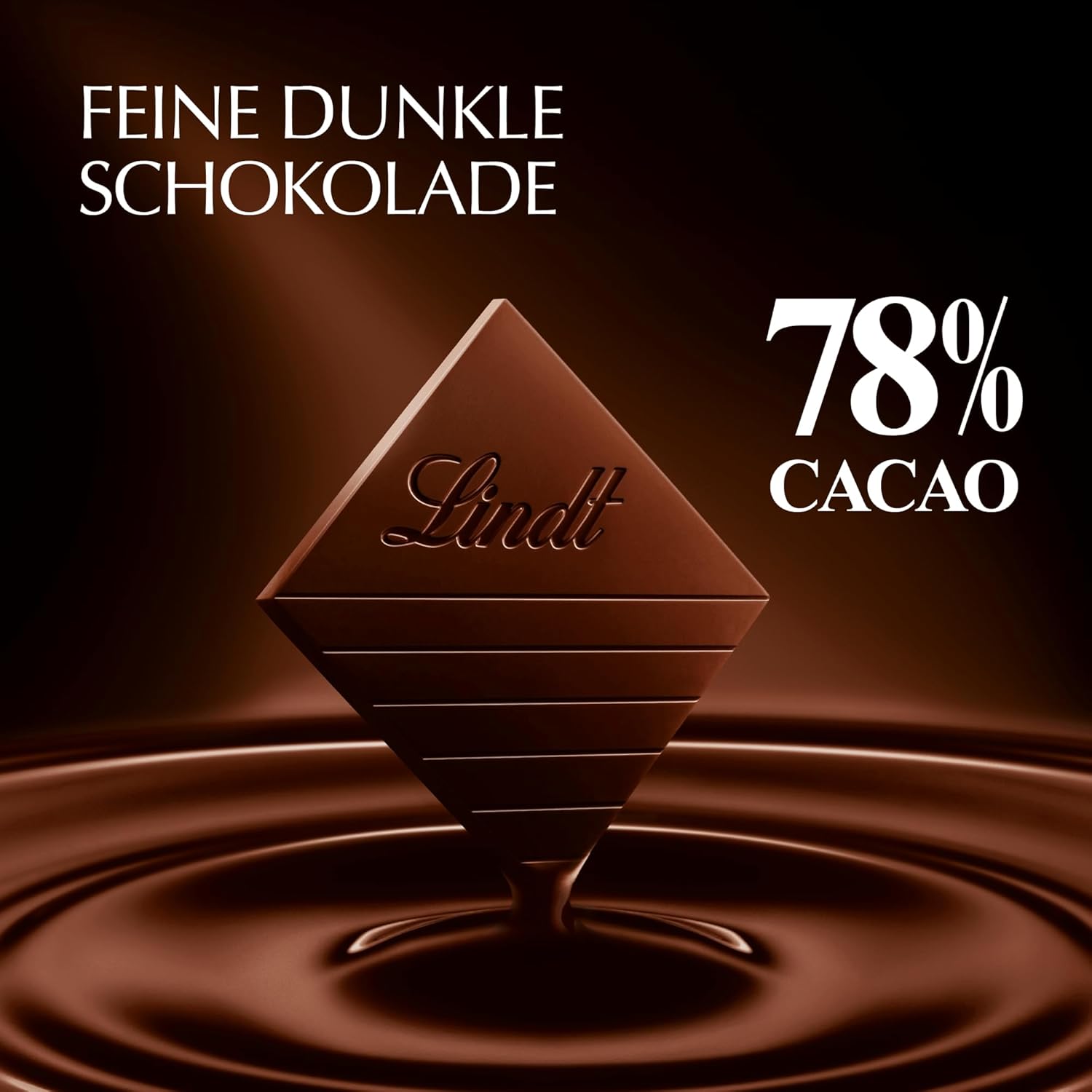 Lindt Excellence 78 procent cacaoreep - Cacao-intensiteit persistentie Veganistische reep 100 g Ideaal cadeau