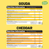 Gekweekte voedingsmiddelen CHEATCHEEZ Veganistische Goudse saus - Lactose- en glutenvrij