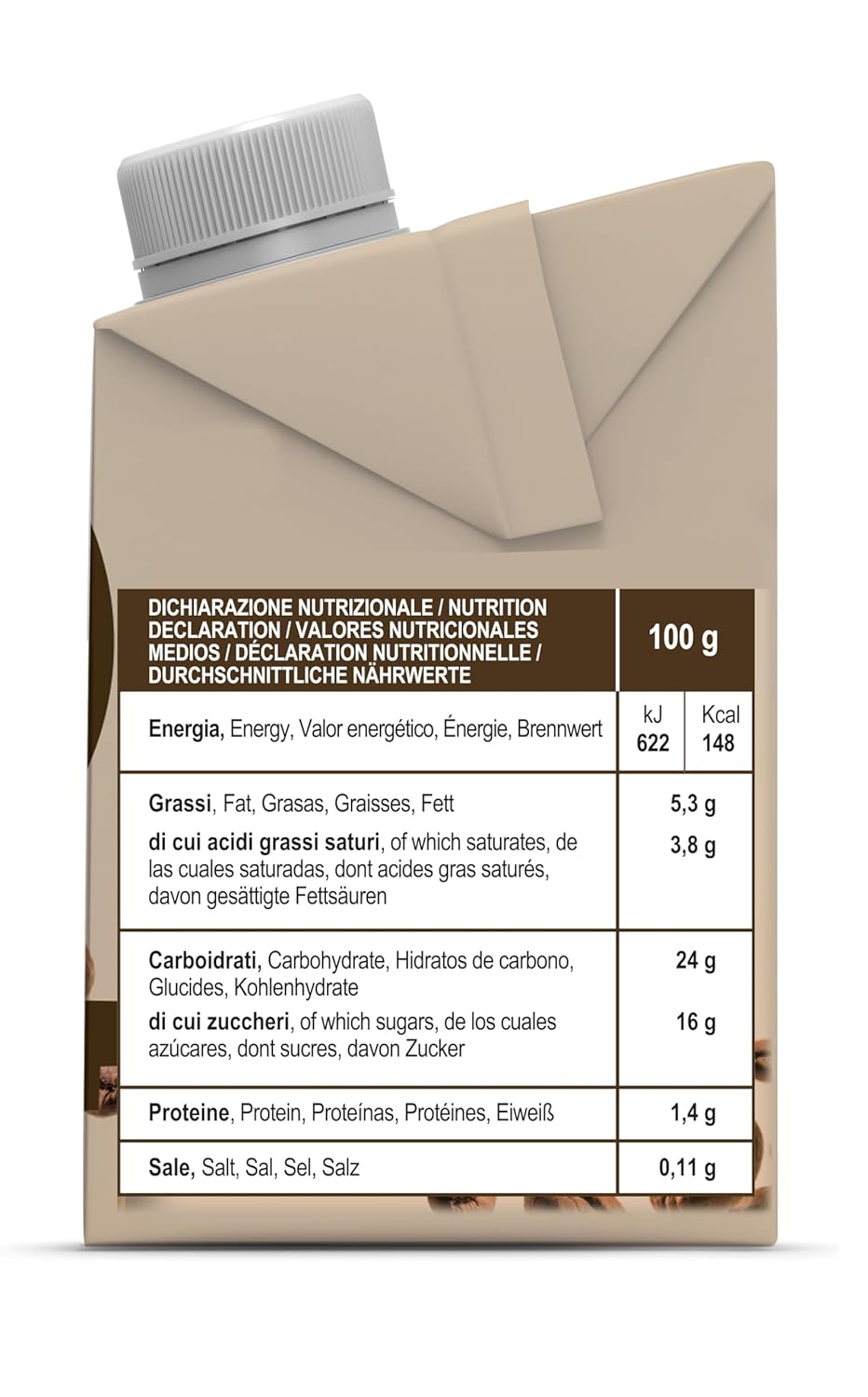 Gimoka Caffe Latte Cream Lactosevrij Glutenvrij Geen bewaarmiddelen
