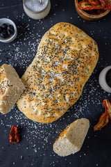 RUF Lievito Madre Sauerteig, Milder Weizen-Sauerteig, Mutterteig, Kurze Teigruhe Durch Enthaltene Trockenhefe, Lievito Madre Getrocknet Für Brot, Baguette, Focaccia, 3X35G Mengsel voor bakken en koken Naty Shop