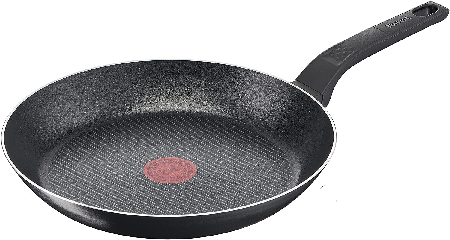 Tefal Easy Cook & Clean, antiaanbaklaag, temperatuurindicator, niet aanbevolen voor inductie Potten en pannen Naty Shop Koekenpan 28 Cm