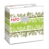Fato - Droogpapieren servetten, airlaid, textieleffect, verpakking van 50 servetten, 40X40 gevouwen in 4-formaat, Tropicana Decor
