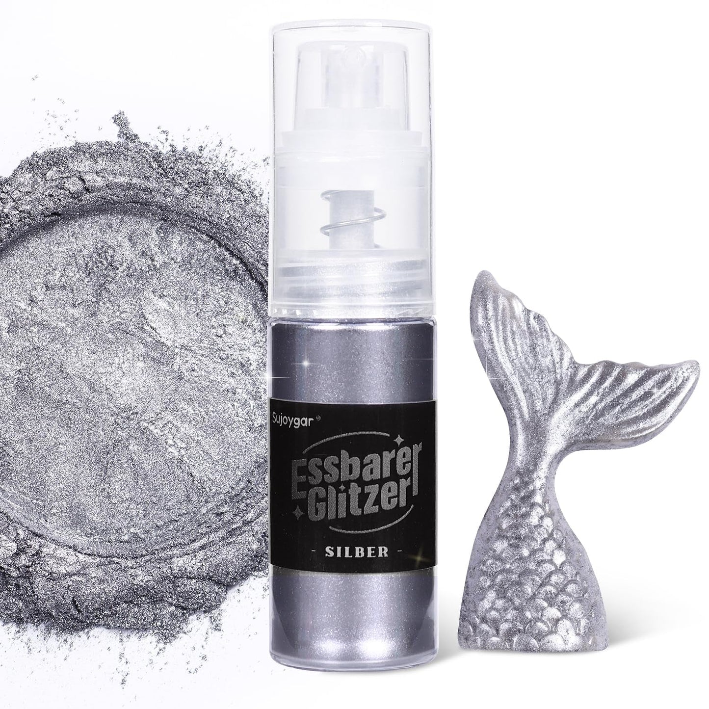 Eetbare glitter - 10G, roségouden drankglitter, eetbaar glitterpoeder, kleurstofpoeder voor levensmiddelen, goudpoeder, metallic glitterpoeder, glitterspray voor cocktails, chocolade, cakes, fondant