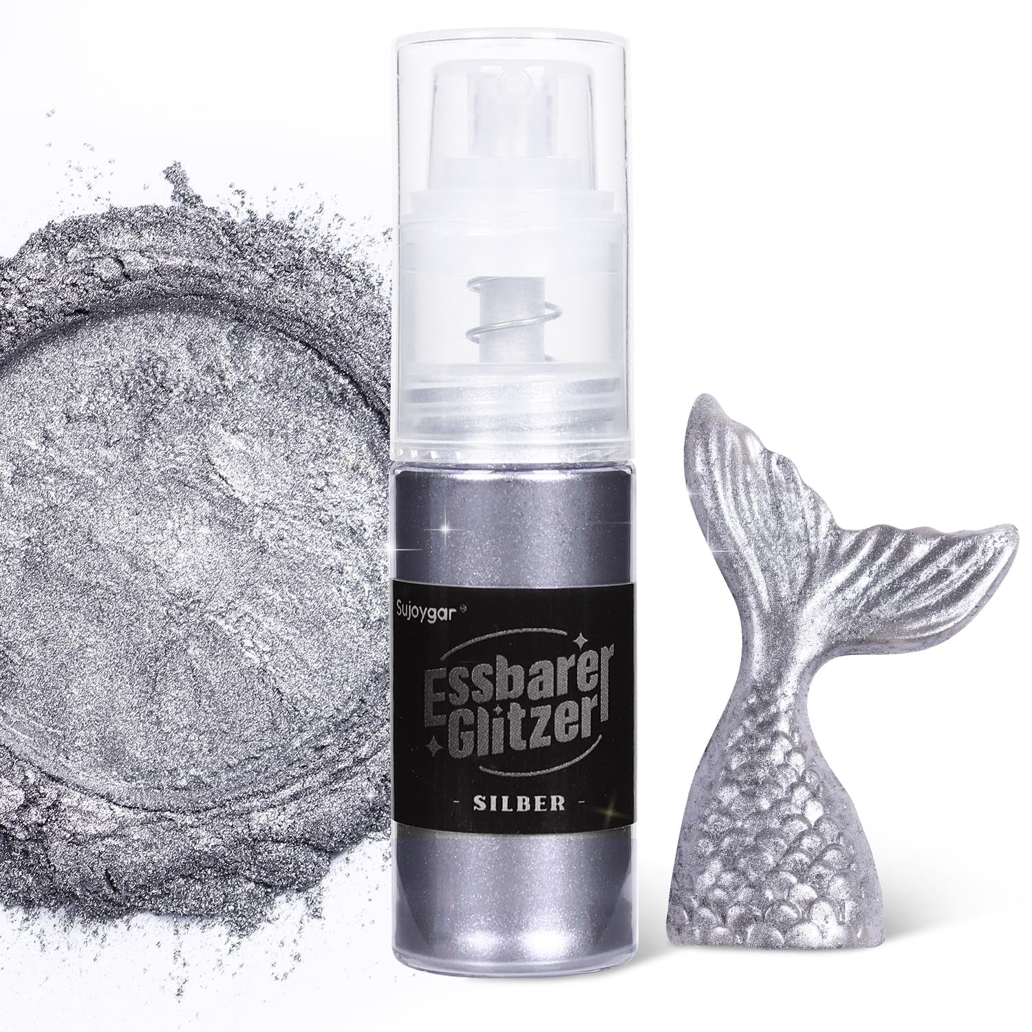 Eetbare glitter - 10G, roségouden drankglitter, eetbaar glitterpoeder, kleurstofpoeder voor levensmiddelen, goudpoeder, metallic glitterpoeder, glitterspray voor cocktails, chocolade, cakes, fondant