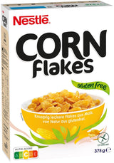 Nestlé Cereals Cornflakes, Klassieke Cornflakes, Glutenvrij, Verpakking van 1 (1 x 375 g)