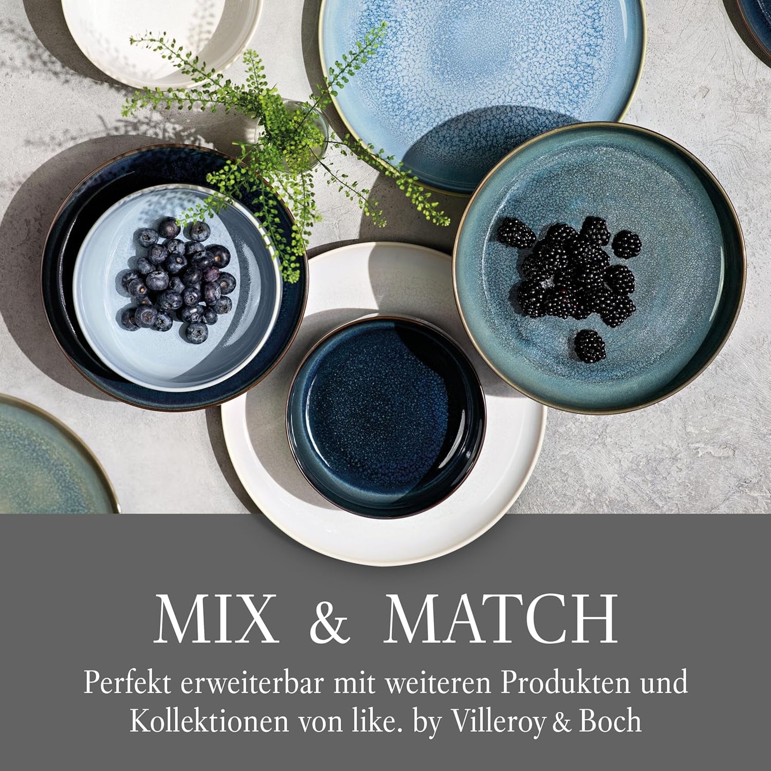leuk vinden. van Villeroy & Boch – Crafted Cotton Dinner-Set 4 teilig Weiß, Spülmaschinenfest, Mikrowellensicher, Geschirrset, Tafelservice Modern, Speiseteller, Tiefe Teller, Pottery-Look, Premium Porzellan