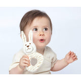 GRÜNSPECHT biologische stof 100% biologisch katoen, babyspeelgoed, zachte knuffel, verjaardagscadeau, doop, babyshower, GOTS, beige (619-00) Bebe Toys Naty Shop