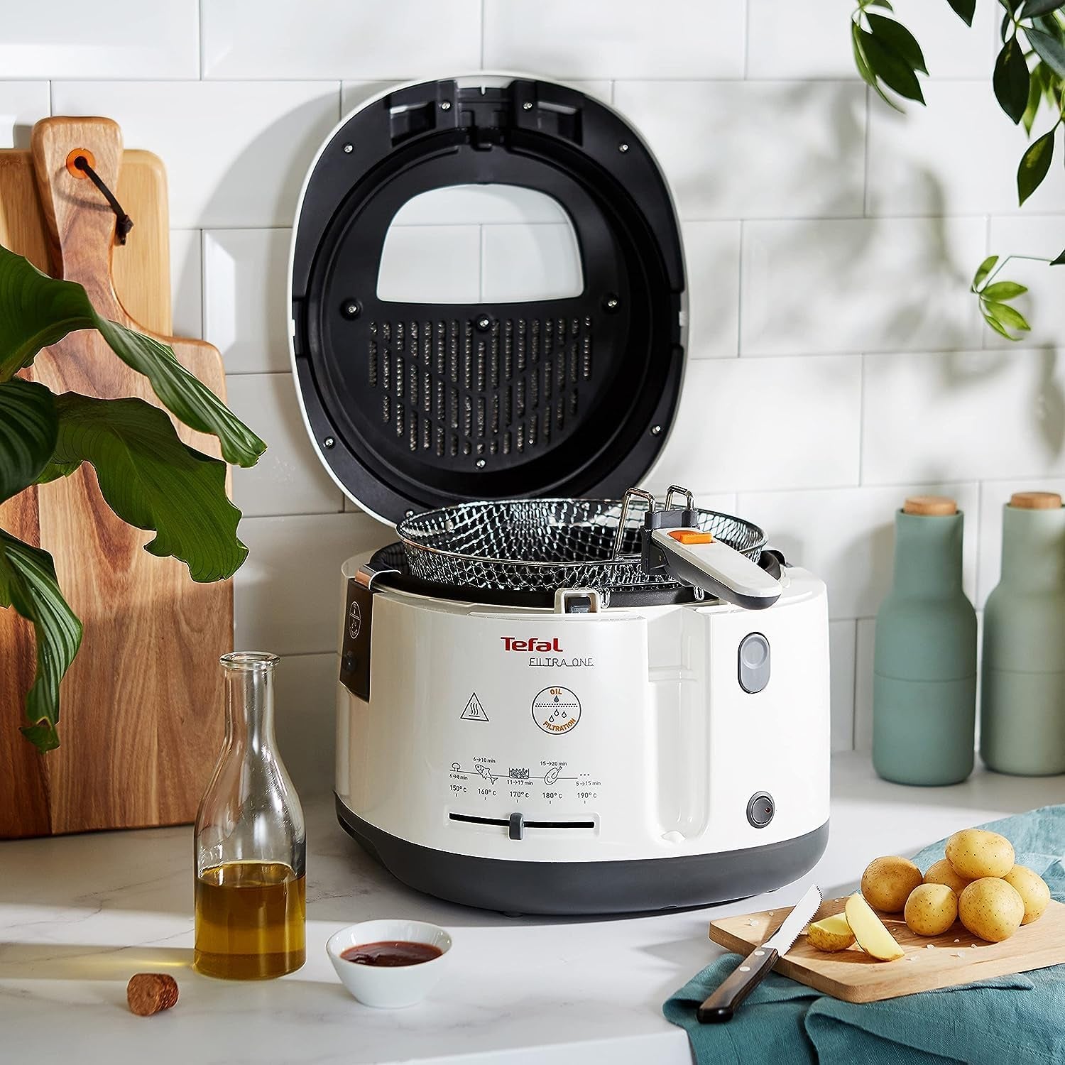 Tefal FF1631 Filtra One friteuse, 1.900 W, Capaciteit 1,2 kg Huishoudelijke apparaten Naty Shop