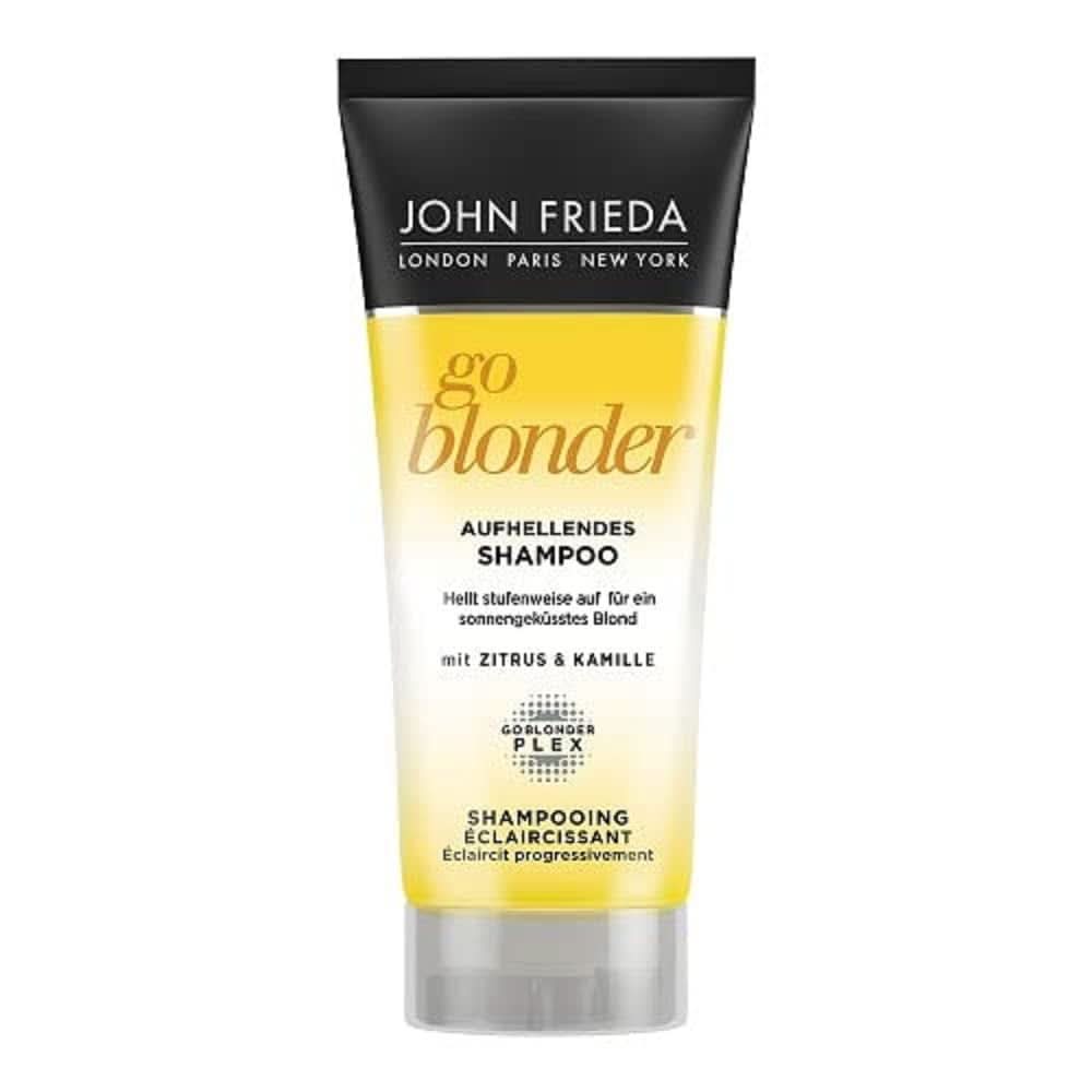 John Frieda Sheer Blonde Go Blonder Shampoo, 250 ml Douche en Bad Naty Shop Set 6 x 50 ml