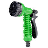 Kinzo Flexibele Tuinslang 20 m - incl. slangetje Slangaccessoire - Flexibele slang met sproeikop met 7 spuitposities - Kunststof - Groen/Grijs