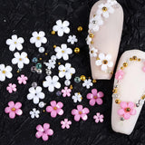 3D bloemnagels, 6 rasters, bloemnagelbedels, acryl nagelsteentjes, nagelaccessoires, DIY lente nageldecoraties