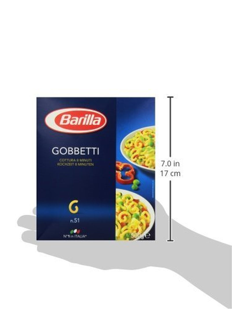 Pasta Barilla Klassiek Gobbetti nr. 51 van durumtarwe, altijd beetgaar (1 x 500 g)