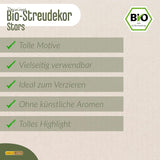 DECOCINO Biologische Strooisterren, 50 gram Hagelslag Naty Shop