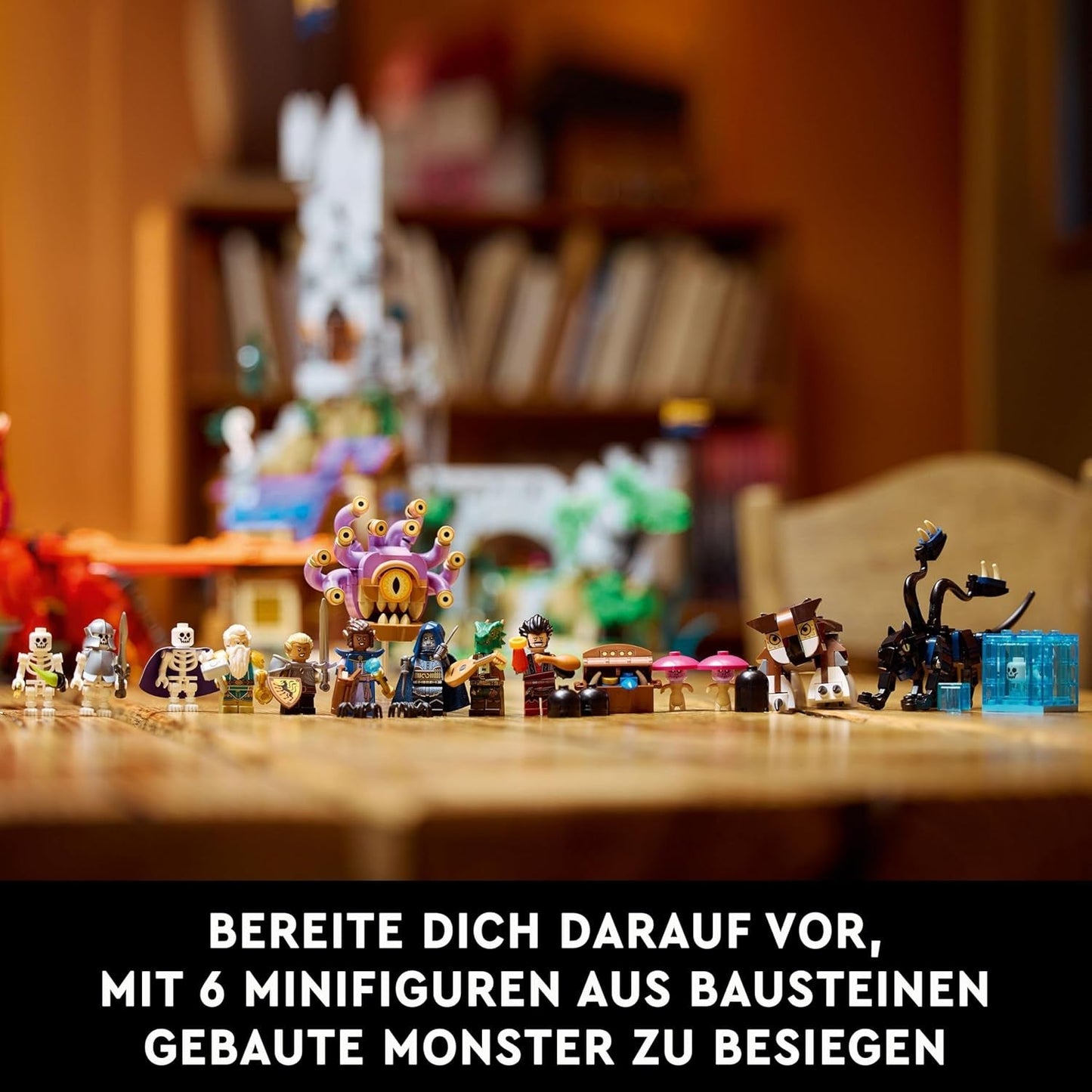 LEGO Ideas Dungeons & Dragons: De sage van de rode draak, bouwset voor volwassenen, Dungeons and Dragons cadeau-ideeën voor fans, fantasiebouwset, creatieve activiteit 21348 Bouwsets Besuche in LEGO-Store