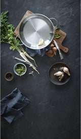 WMF Profi serveer-/braadpan 28 cm inductie, Cromargan roestvrijstalen pan, open Potten en pannen Naty Shop