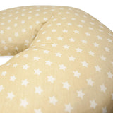 Voedingskussen voor pasgeborenen, XL, 100% katoenen hoes, afneembaar en wasbaar, polyester vulling, stermotief Accessoires Voeding en borstvoeding Bebe Naty Shop