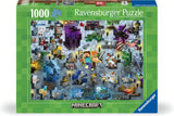 Ravensburger Puzzel 12000422 - Minecraft Mobs - Minecraft puzzel van 1000 stukjes voor volwassenen en kinderen vanaf 14 jaar Puzzel Naty Shop