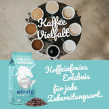 Blank Roast - EINZIG - 1kg - Kaffeebohnen kafeinfrei - 100% Arabica aus Peru - schonend & umweltfreundlich entkoffeiniert - säurearm mit voller Crema - ideaal voor jede Zubereitungsart