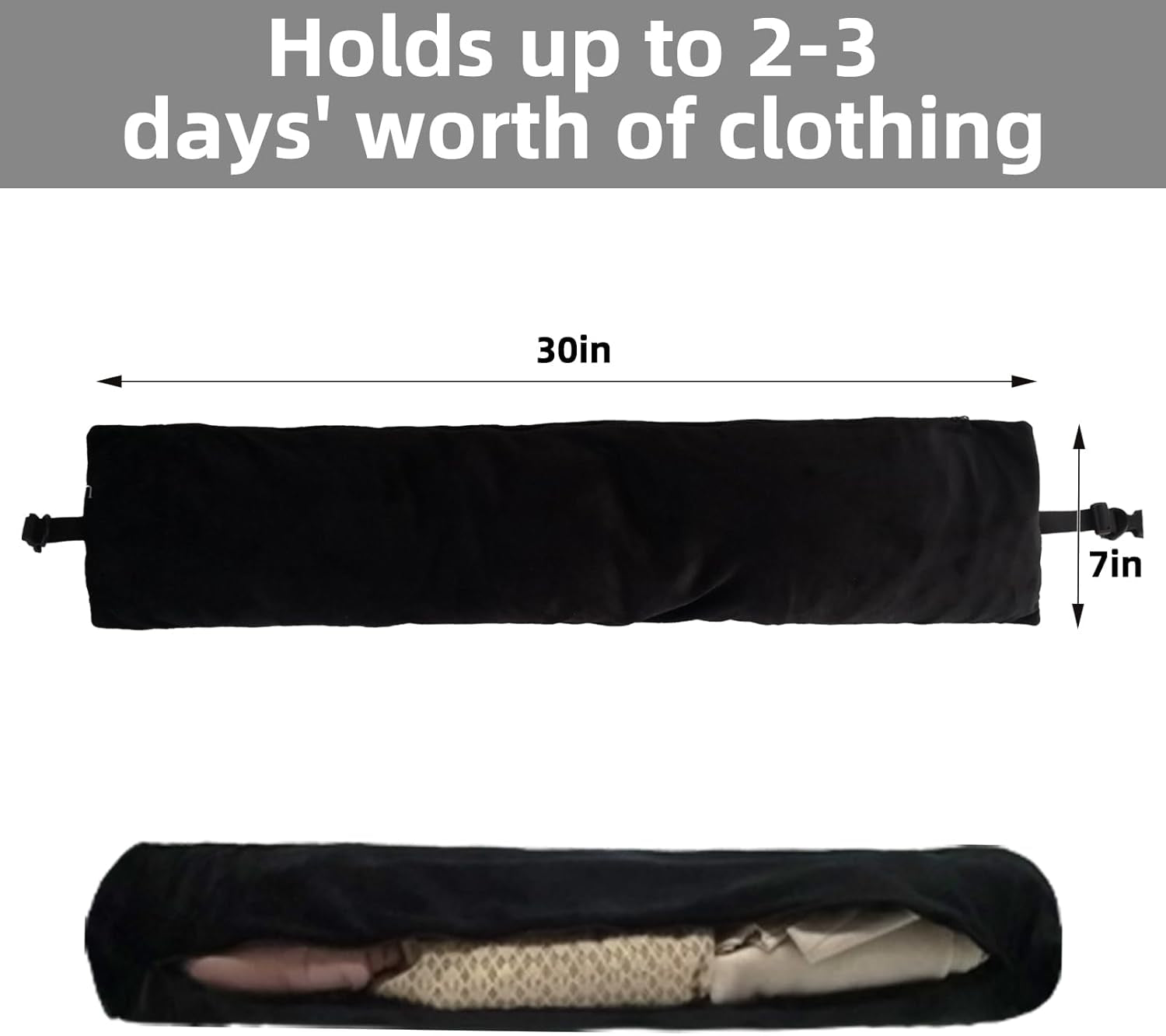Bivpreom gevuld reisnekkussen, gevuld reiskussen, reisnekkussen, gevuld met kleding, kan worden omgezet in extra bagage zonder overtollige bagage Reiskussens Naty Shop