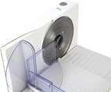 JECF0300 Compacte elektrische snijmachine, verwijderbaar roestvrijstalen mes, diameter 170 mm, diktecontrole 0 tot 15 mm, 150 W Naty Shop raspen en snijmachines