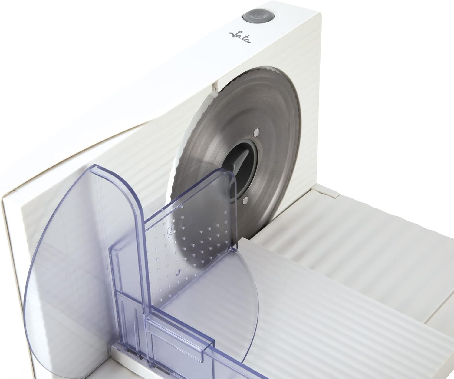 JECF0300 Compacte elektrische snijmachine, verwijderbaar roestvrijstalen mes, diameter 170 mm, diktecontrole 0 tot 15 mm, 150 W Naty Shop raspen en snijmachines